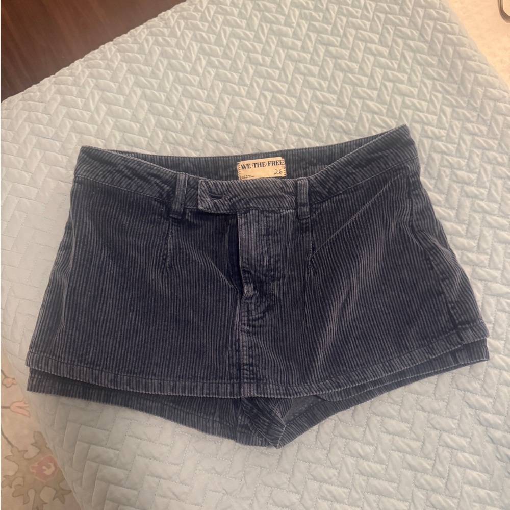 We The Free Women's Corduroy Skort in Dark Blue